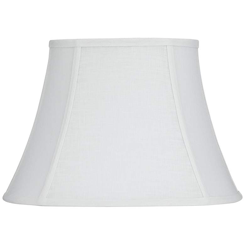 Image 1 White Oval Lamp Shade 7/9x13/15x10.5x10 (Spider)