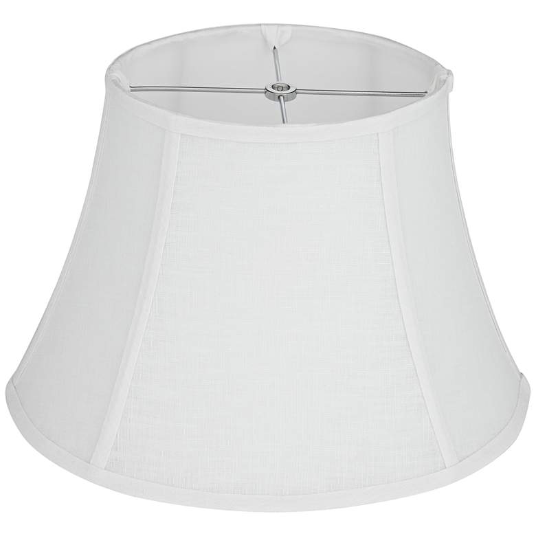 Image 4 White Oval Lamp Shade 7/9x13/15x10.5x10 (Spider) more views