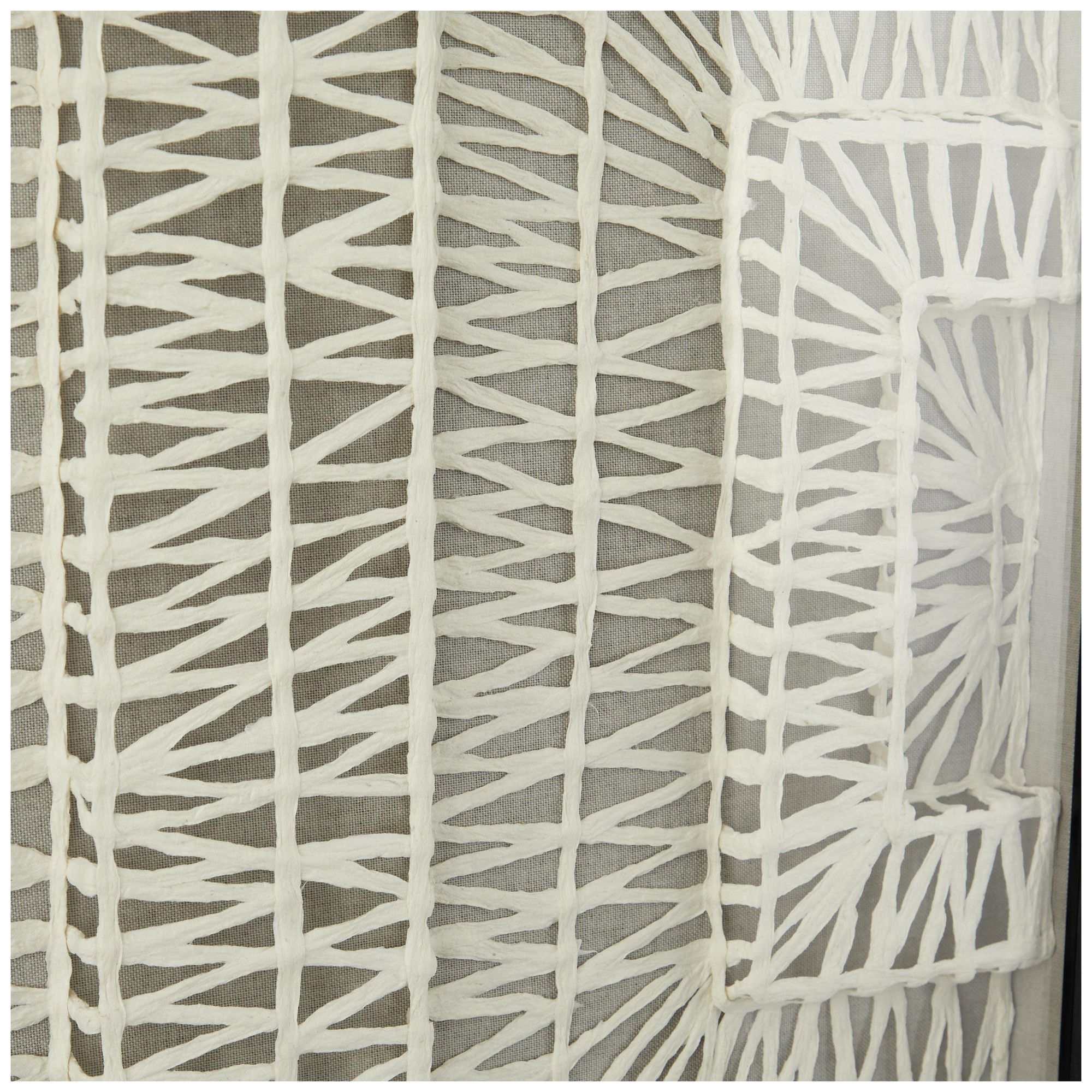 Image 3 White Paper Contemporary Shadow Box, S/2 20"W, 39"H more views