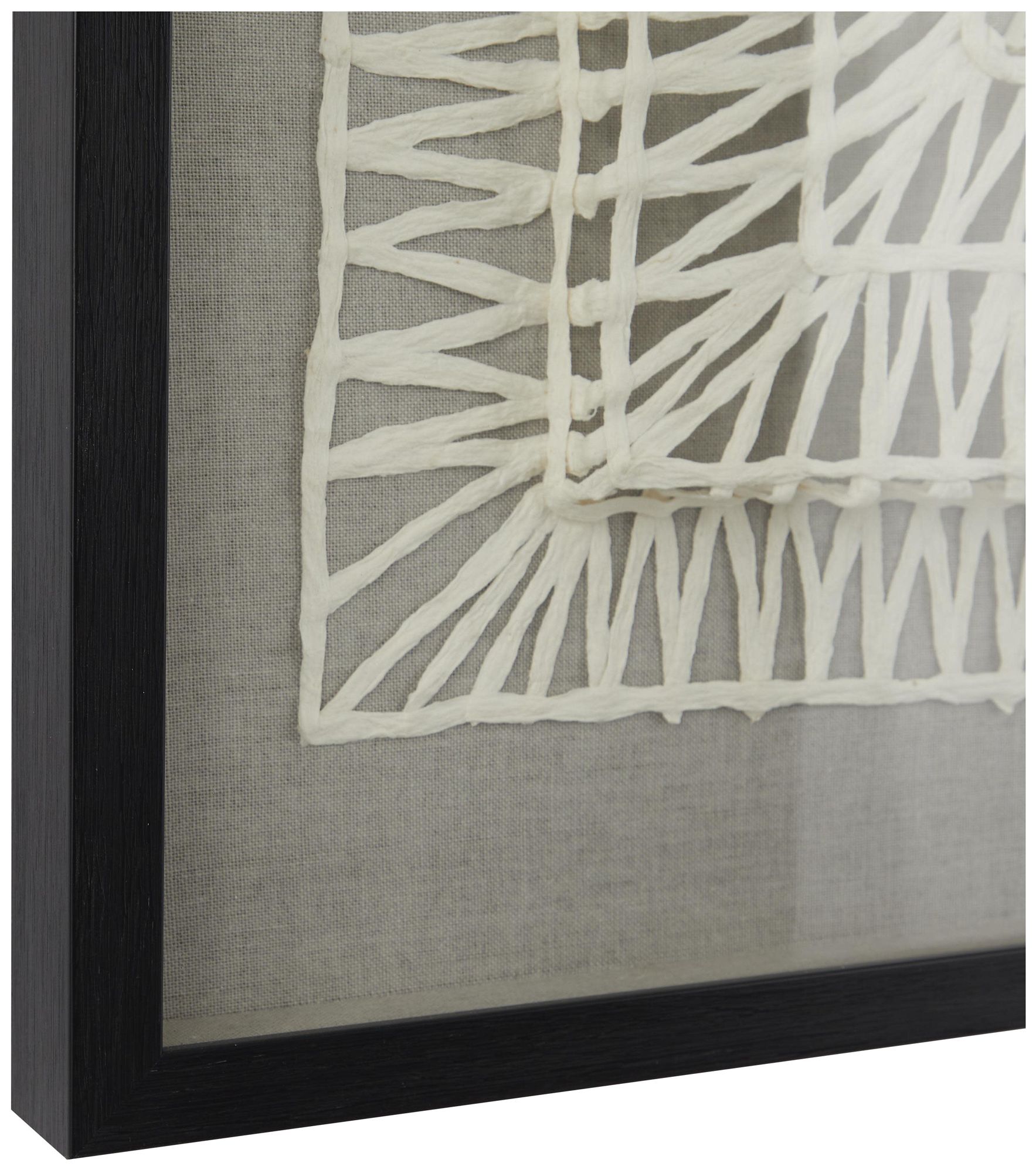 Image 4 White Paper Contemporary Shadow Box, S/2 20"W, 39"H more views