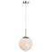White Polka Dot Pendant Light