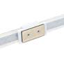 White Polycarbonate Magnetic Snap-In Brackets Set of 2