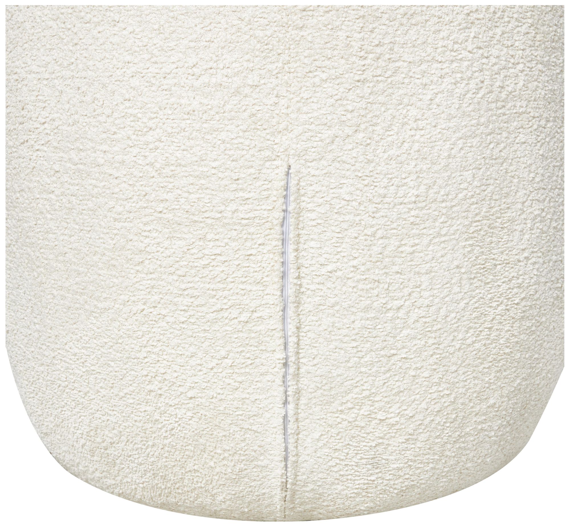 Image 3 White Polyester Modern Accent Chair, 30" x 29" x 28" more views