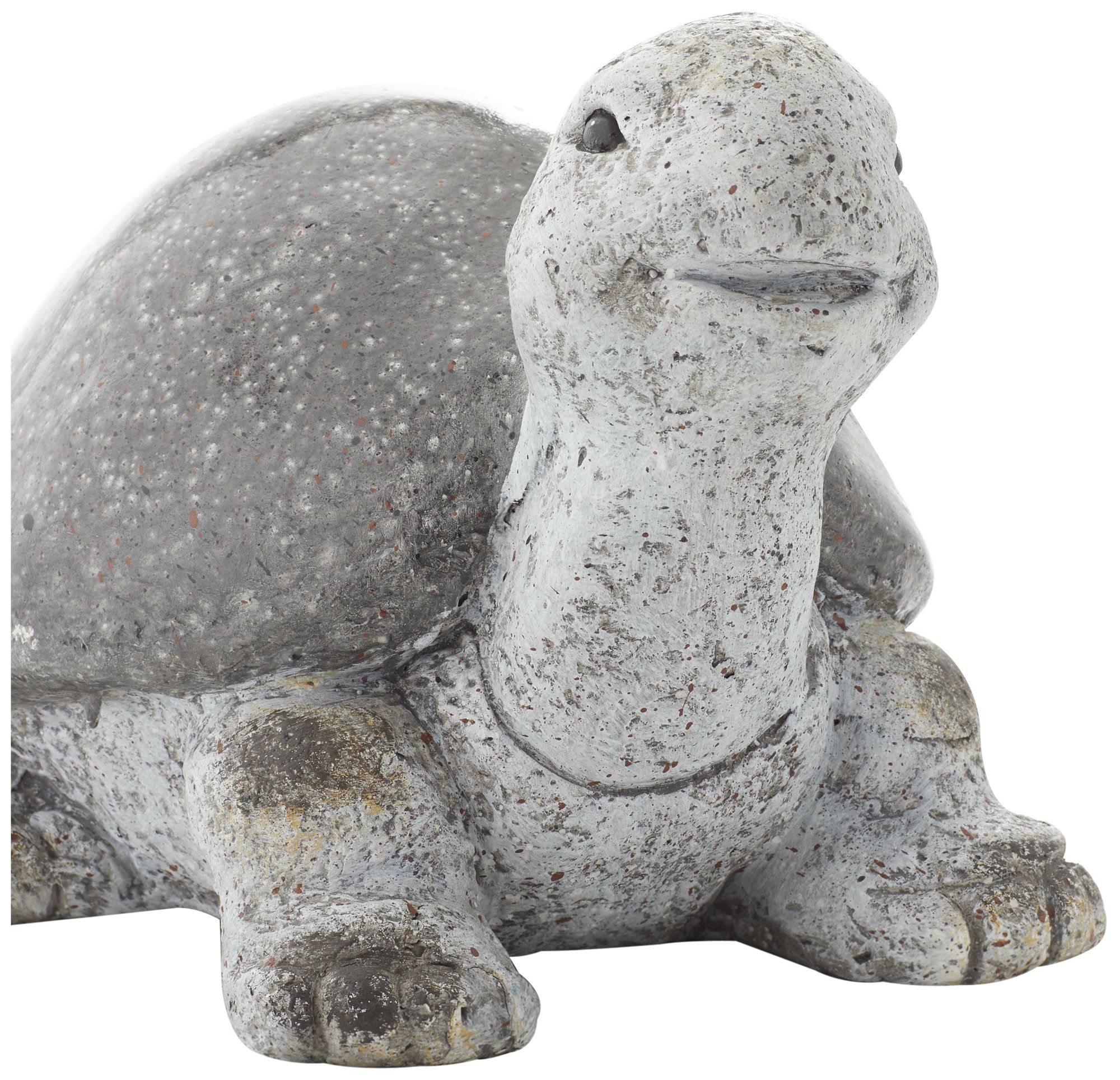 Image 4 White Polystone Country Garden Sculpture, 13" x 12" x 10" more views