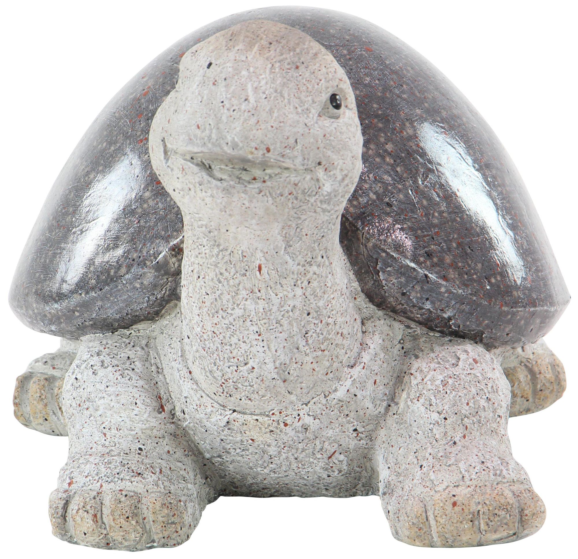 Image 6 White Polystone Country Garden Sculpture, 13" x 12" x 10" more views