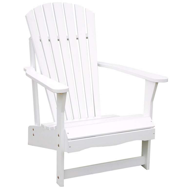 Image 1 White Poplar Wood Adirondack Chair