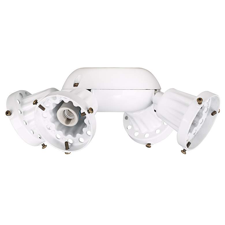 Image 1 White Pull Chain Four Light Light Kit