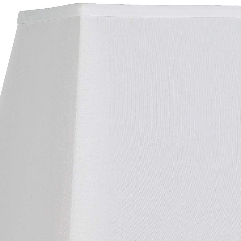 Image 2 White Rectangular Shade 14/6x18/12x12 (Spider) more views