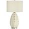 White Sea Urchin Natural Table Lamp with Night Light