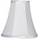 White Sequin Softback Lamp Shade 3x6x6 (Clip-On)