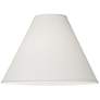 3_White Set of 2 Bell Lamp Shades 5x15x11.5 (Spider) more views