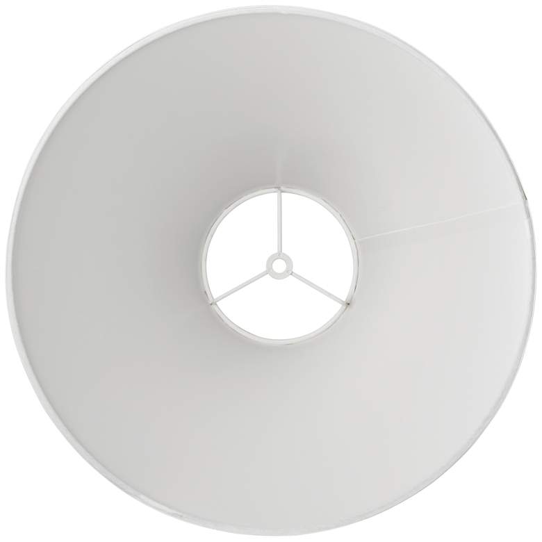 Image 4 White Set of 2 Bell Lamp Shades 5x15x11.5 (Spider) more views