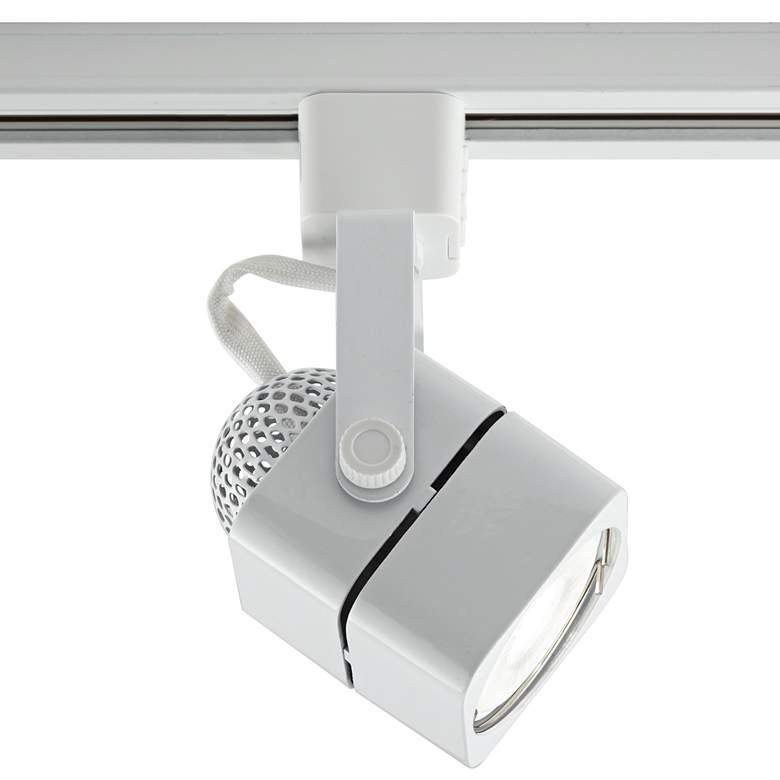 Image 4 White Square 6.5 Watt LED Bullet Head for Halo Track System more views