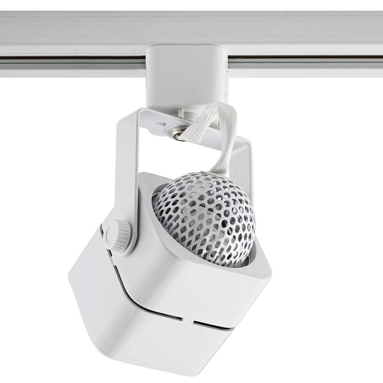 Image 5 White Square 6.5 Watt LED Bullet Head for Halo Track System more views