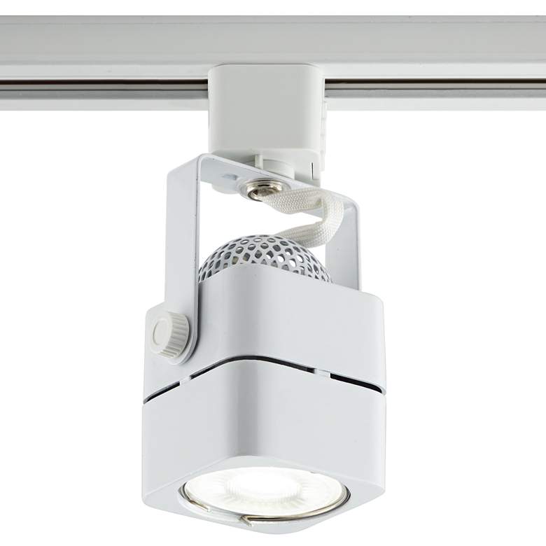 Image 6 White Square 6.5 Watt LED Bullet Head for Halo Track System more views