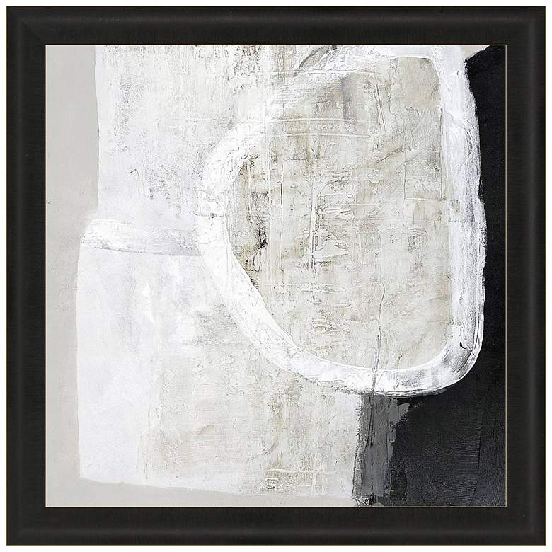 Image 1 White Stone 41" Square Giclee Framed Wall Art