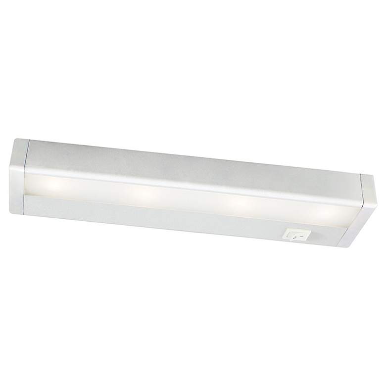 Image 1 White T8 Fluorescent 24  inch Wide Under Cabinet Light Bar
