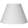 White Table Lamp Clip Shade 6x12x8.5 (Clip-On)