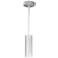 White Texture Tube 21 1/2" High LED Outdoor Hanging Light