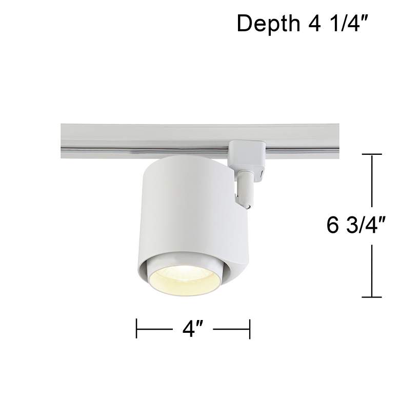 Image 5 White Water Drop 22 Watt LED Track Head for Juno Systems more views