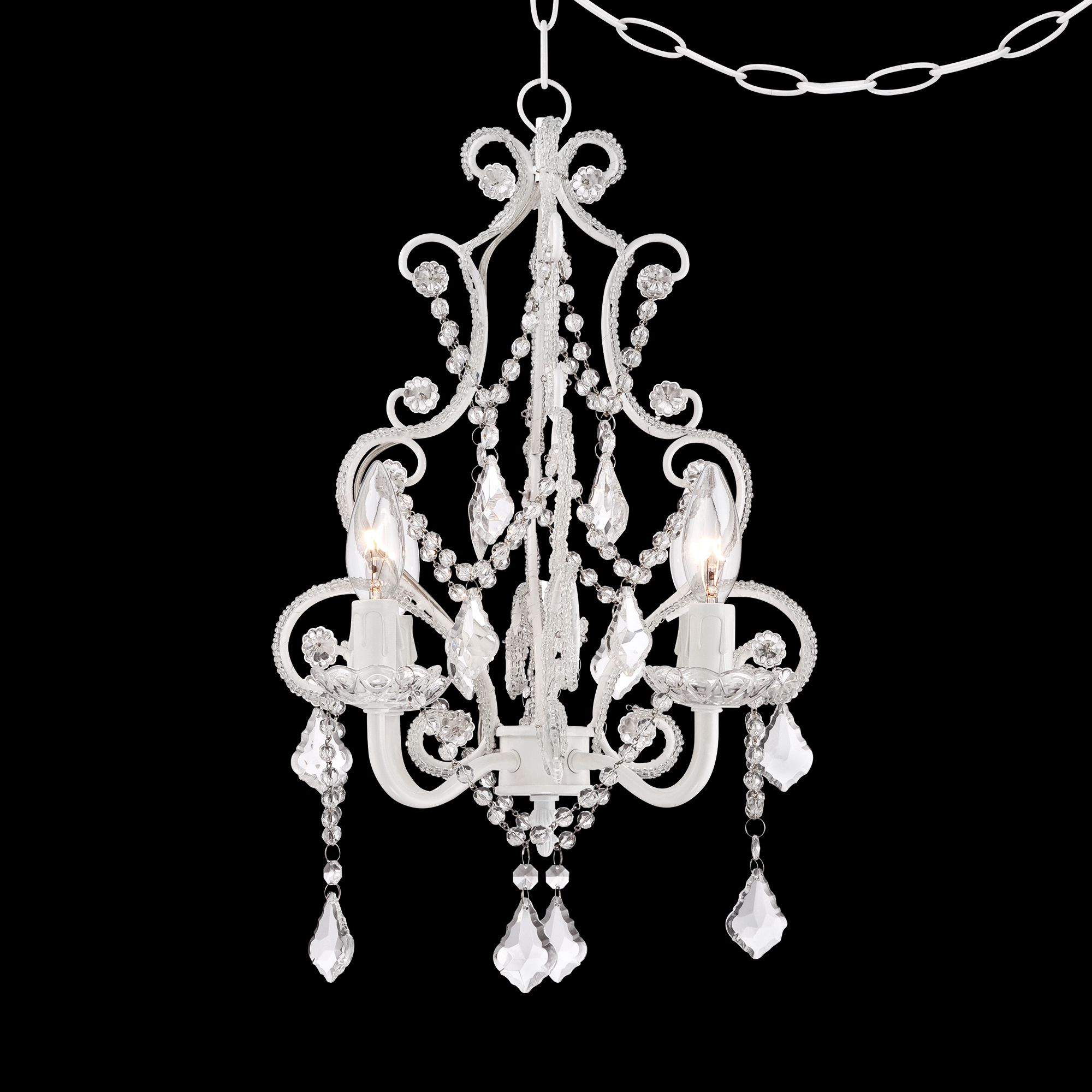 elegance crystal swag chandelier