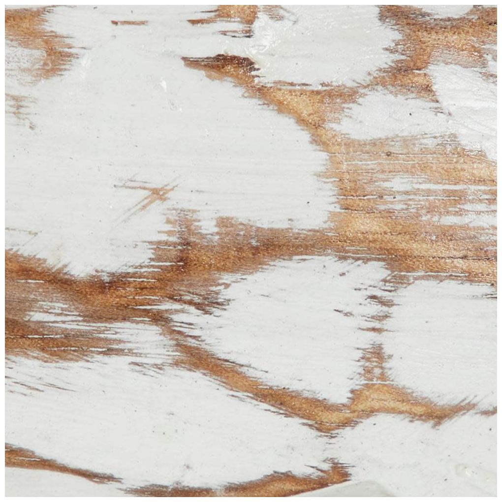 White Wood Coastal Wall Decor, 45" x 5" x 17"