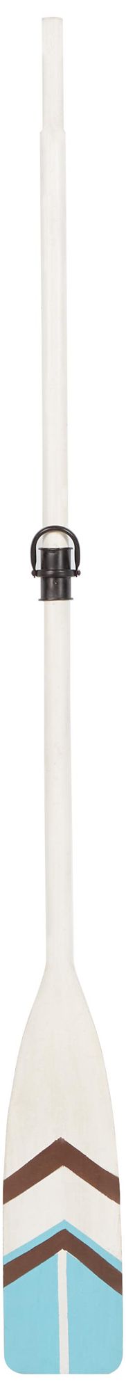 Image 2 White Wood Coastal Wall Decor, 6" x 2" x 61"