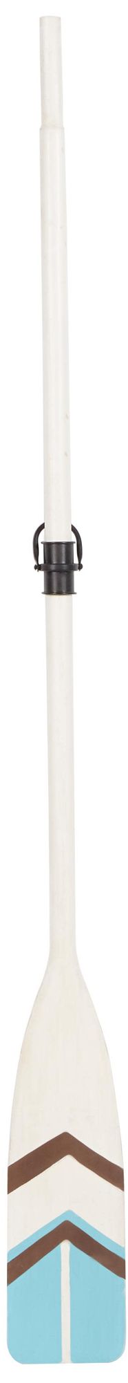 Image 5 White Wood Coastal Wall Decor, 6" x 2" x 61" more views