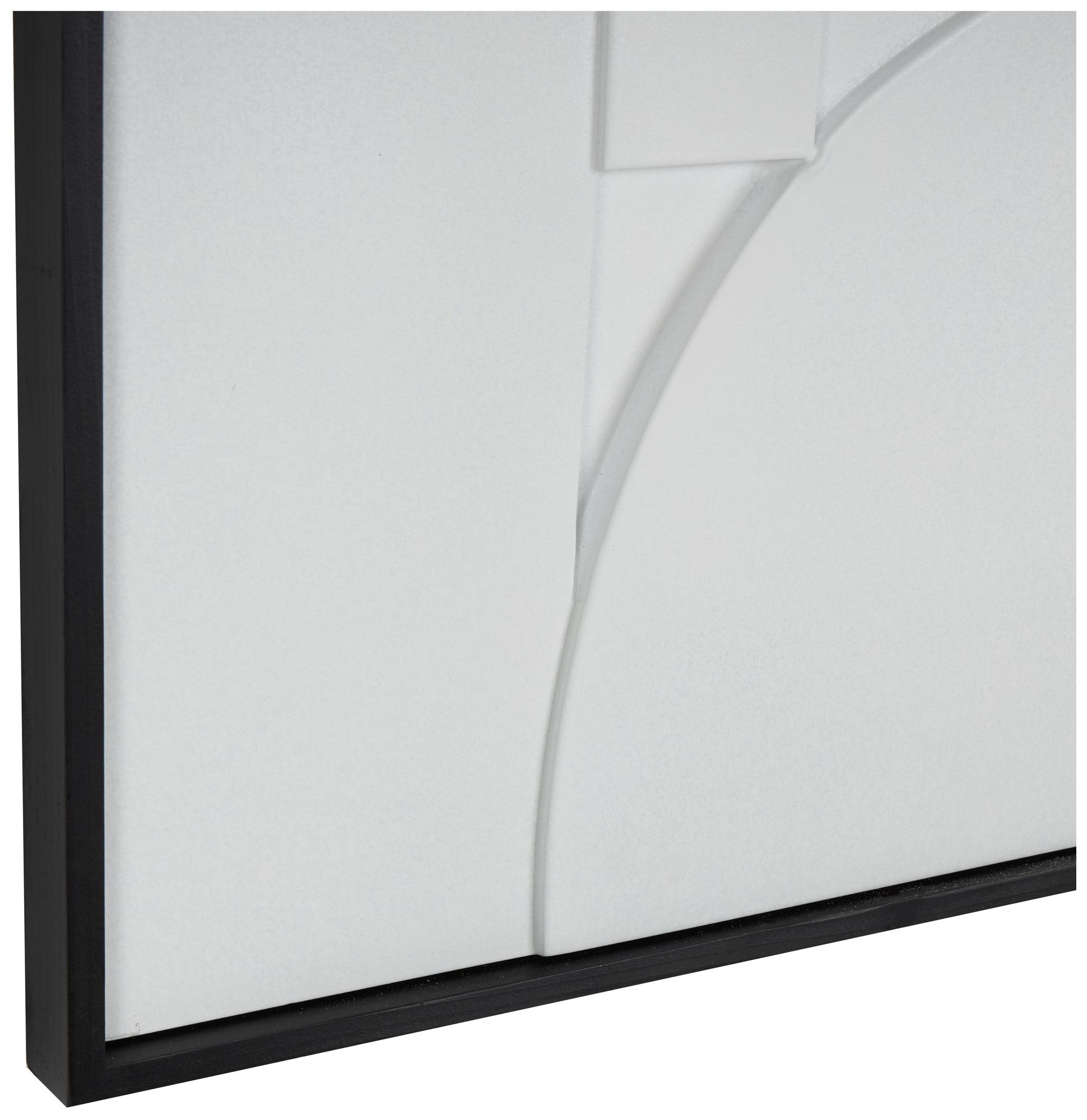 Image 4 White Wood Contemporary Framed Wall Art, 26" x 2" x 31" more views