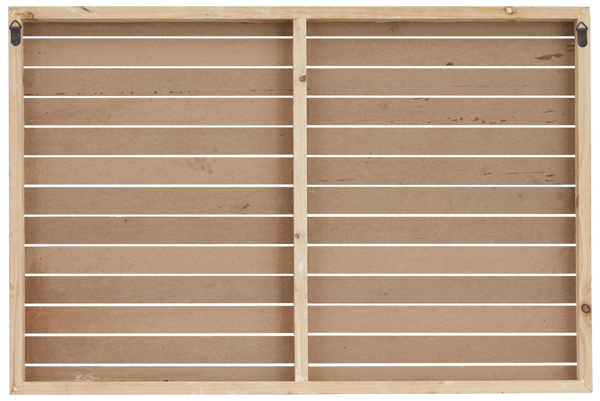 Image 5 White Wood French Country Wall Decor, 38" x 2" x 26" more views