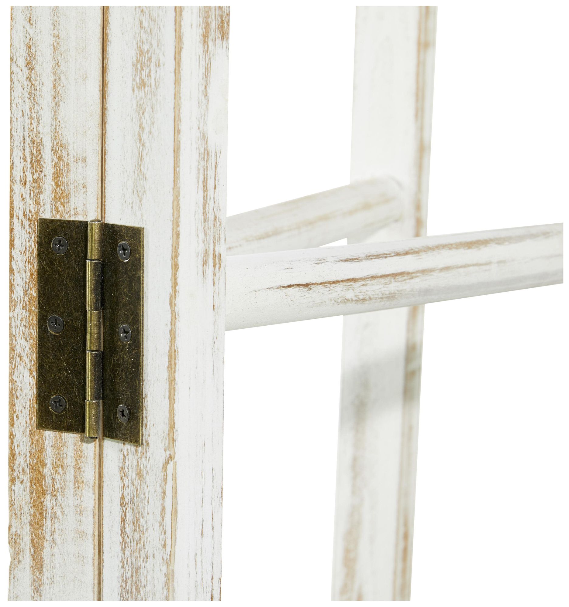 Image 3 White Wood Modern Ladder, 48" x 2" x 71" more views