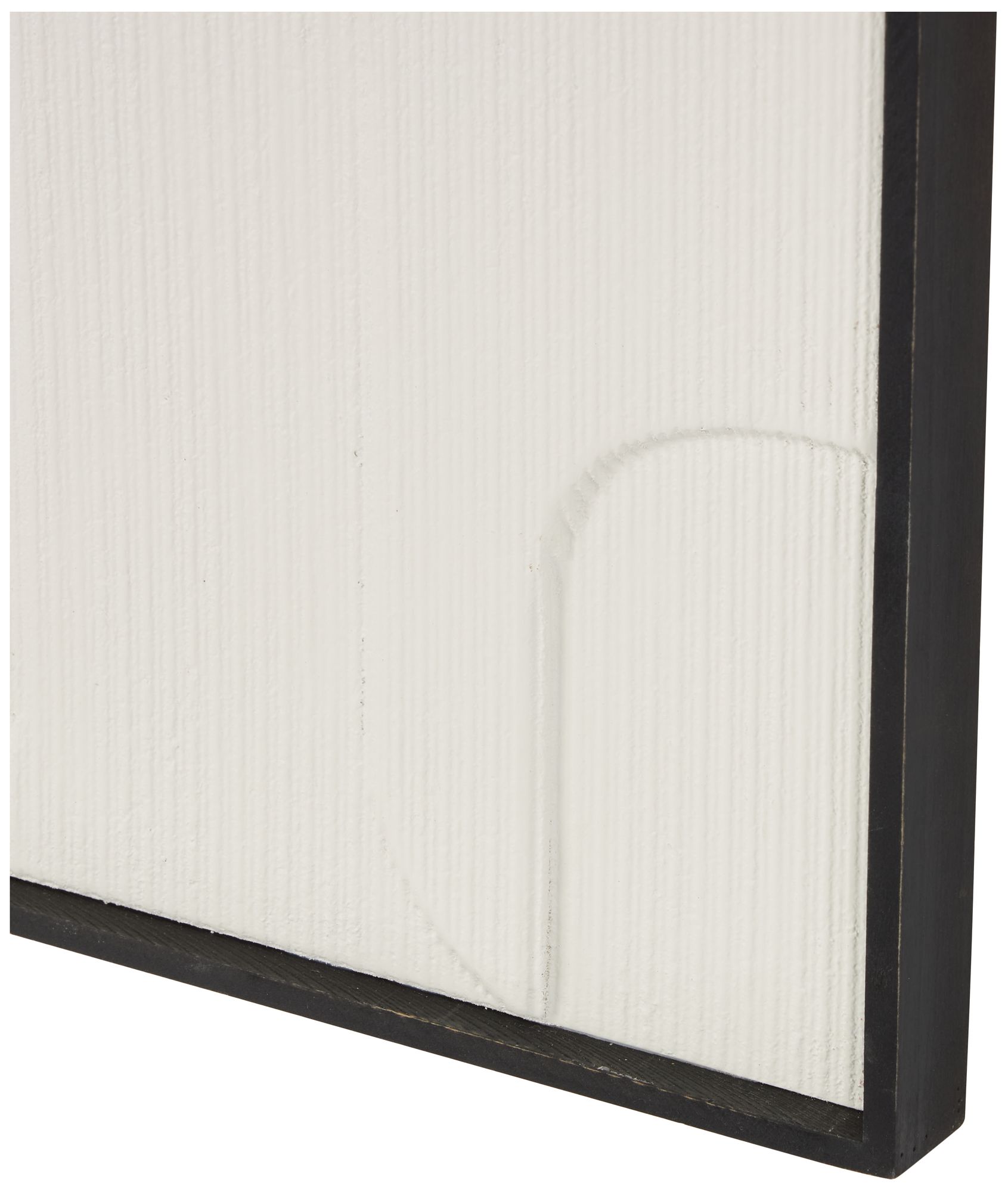 Image 3 White Wood Modern Wall Decor, S/2 17"W, 32"H more views