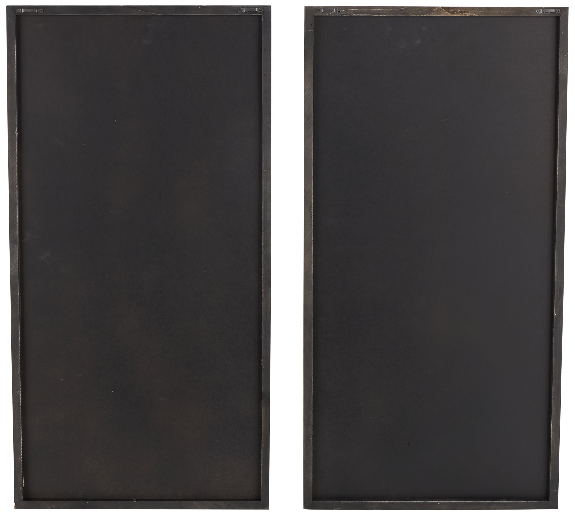 Image 5 White Wood Modern Wall Decor, S/2 17"W, 32"H more views