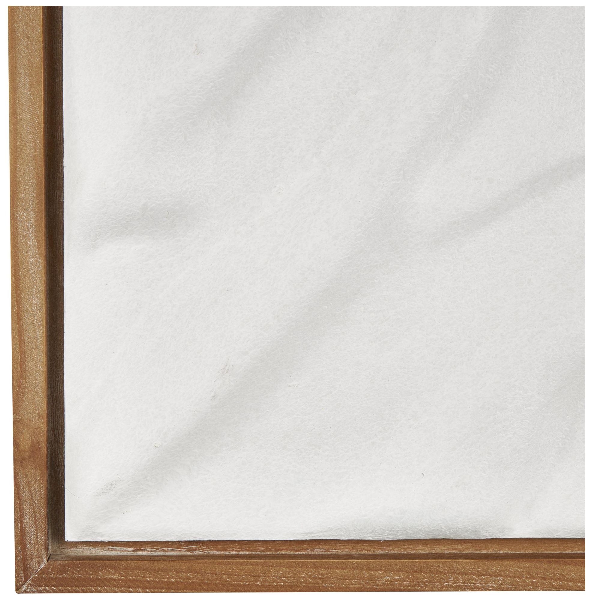 Image 2 White Wood Natural Framed Wall Art, 32" x 1" x 45" more views