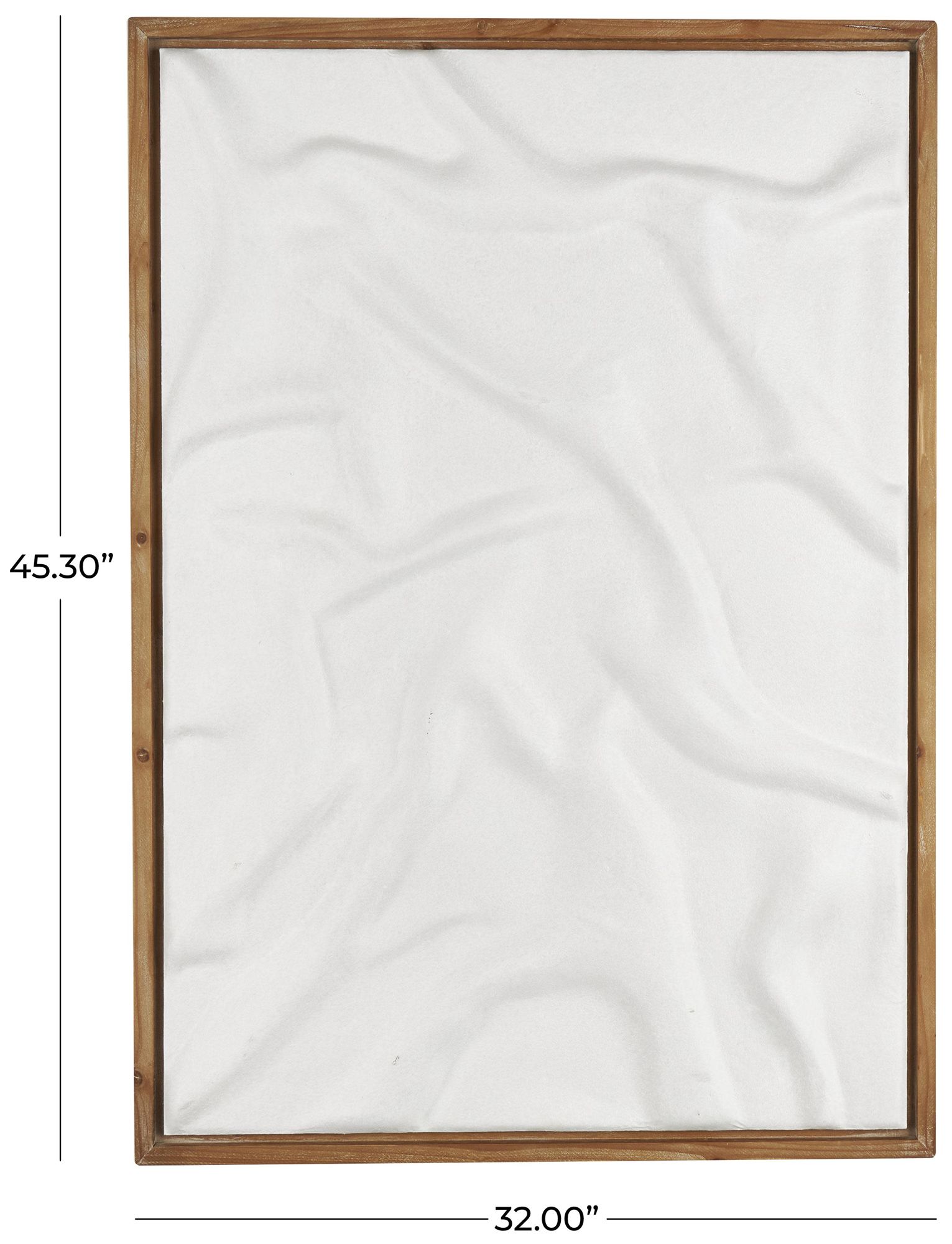 Image 7 White Wood Natural Framed Wall Art, 32" x 1" x 45" more views