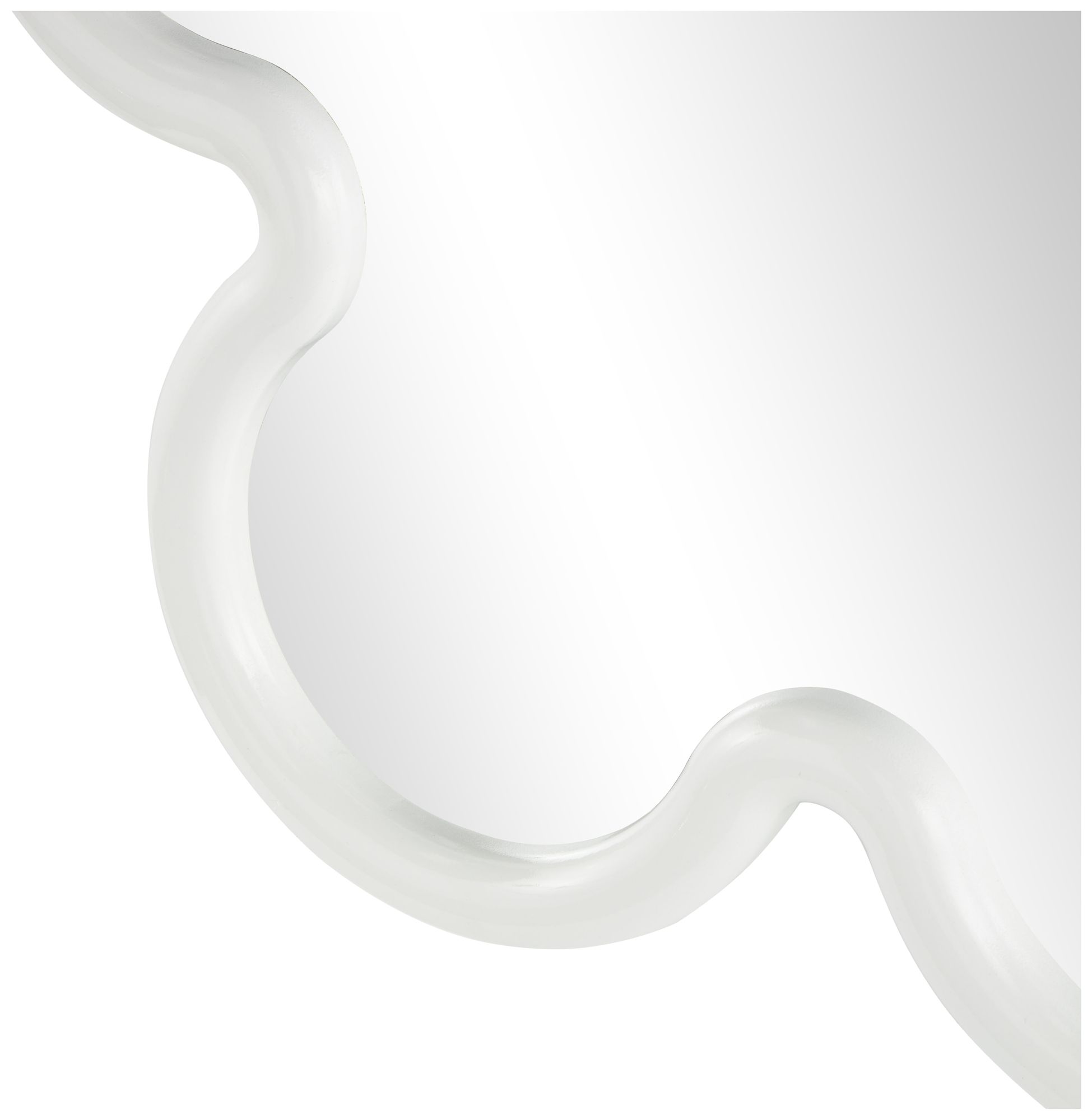 Image 3 White Wood Traditional Wall Mirror, 32" x 2" x 32" more views