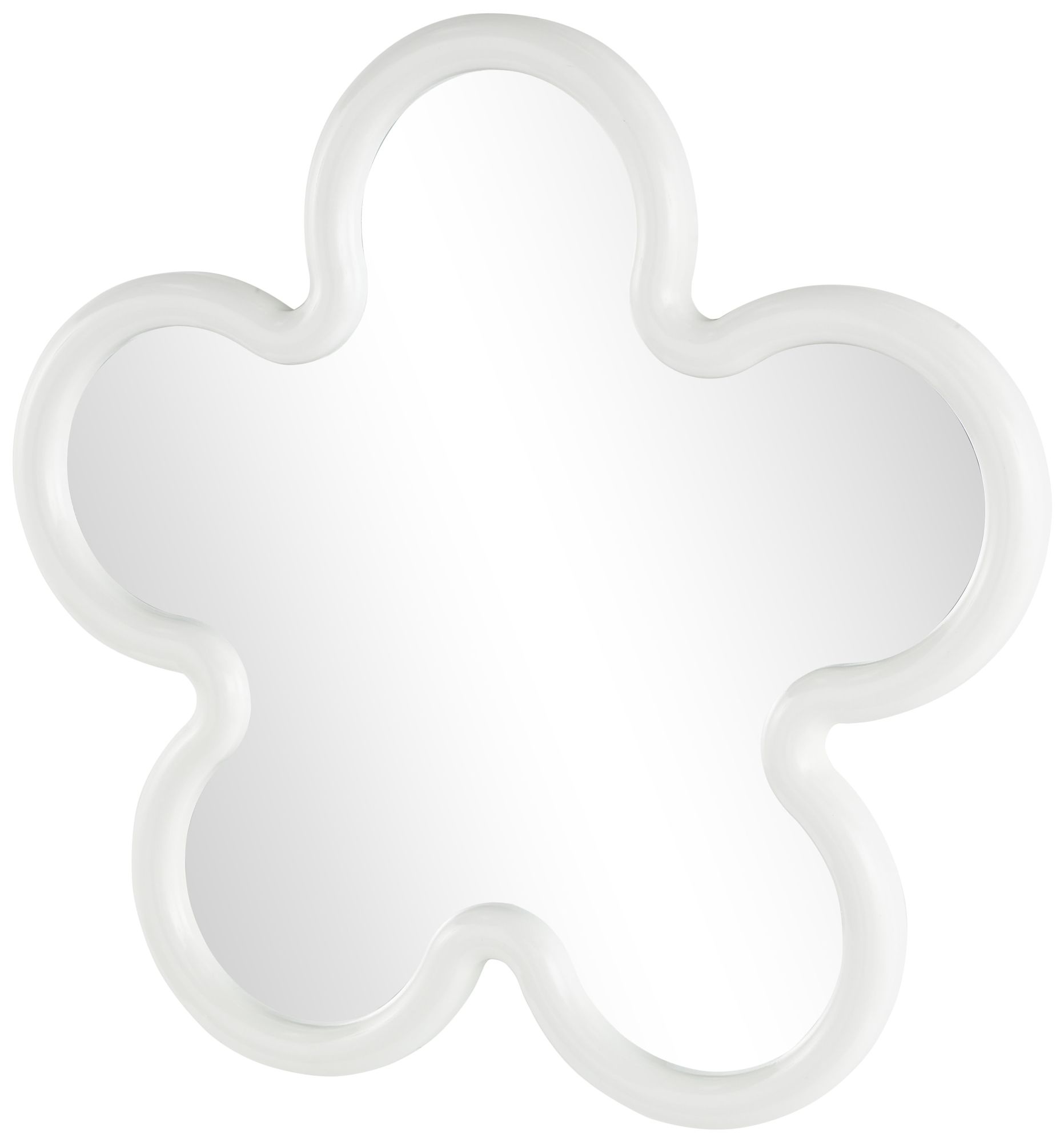 Image 6 White Wood Traditional Wall Mirror, 32" x 2" x 32" more views