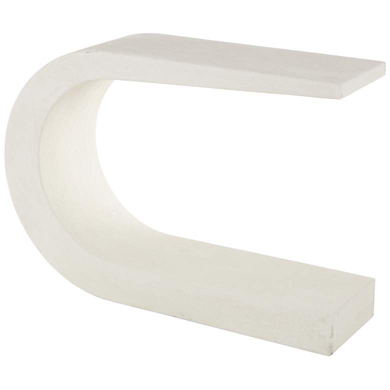 Image 1 White Wooden Contemporary Console Table, 44" x 12" x 25"