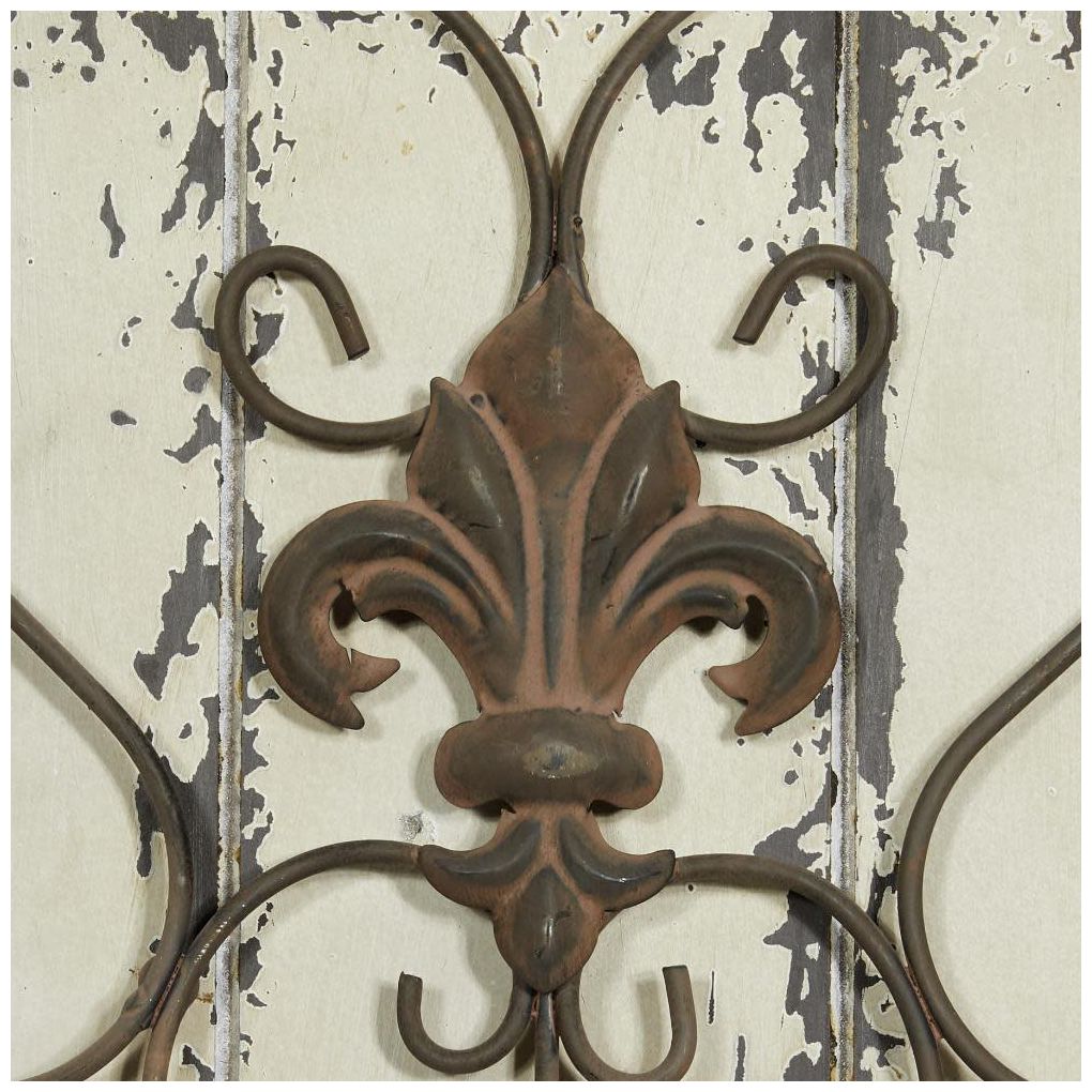 White Wooden Rustic Wall Decor, S/2 11", 11"W