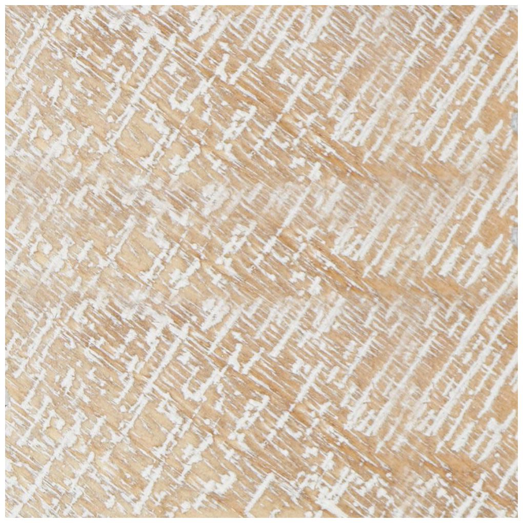 White Wooden Traditional Wall Decor, 47" x 1" x 16"