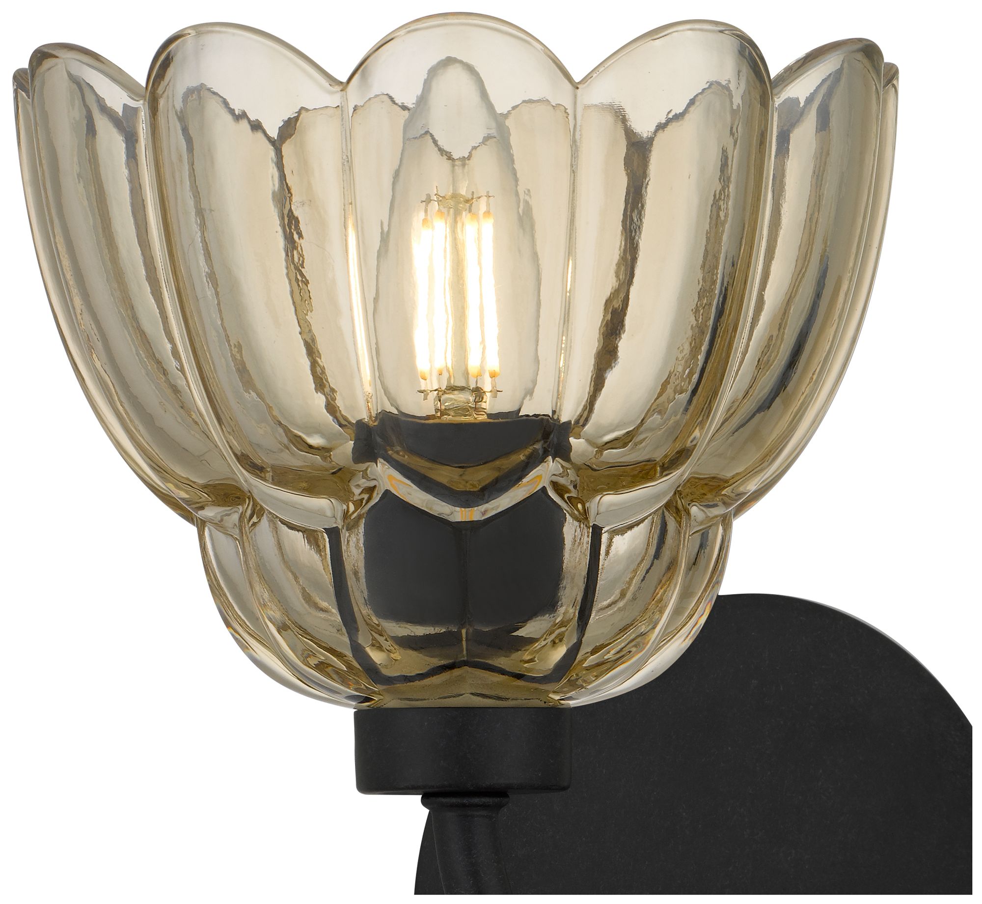 Whitecap 2-Light Mottled Cocoa Vanity Light