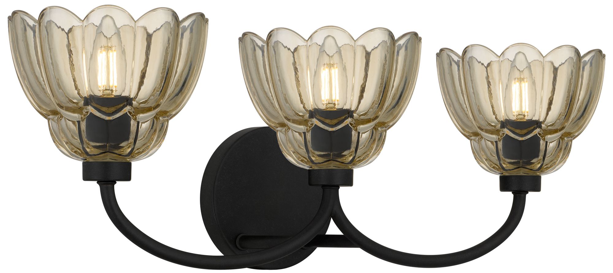 Whitecap 3-Light Mottled Cocoa Vanity Light