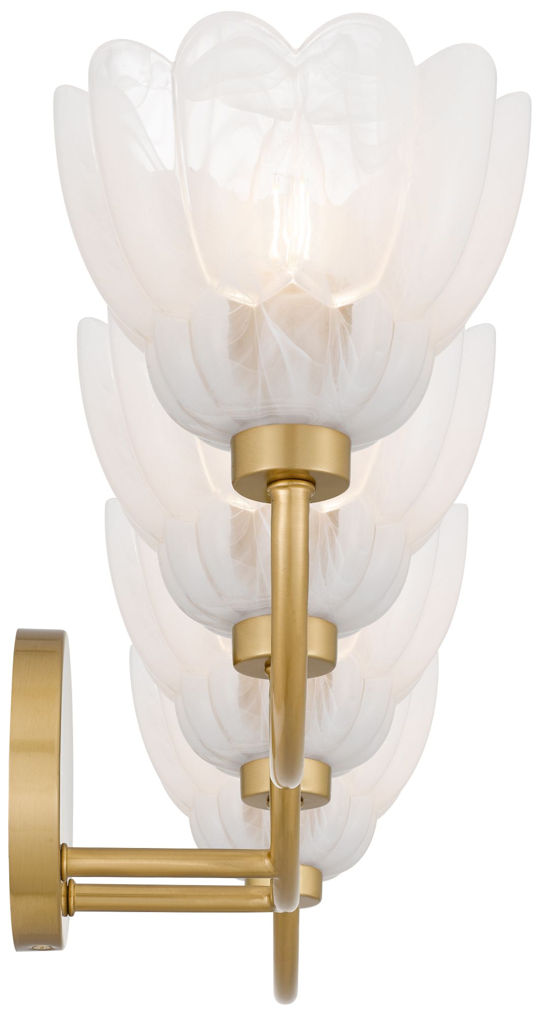 Whitecap 4-Light Brushed Gold Vanity Light