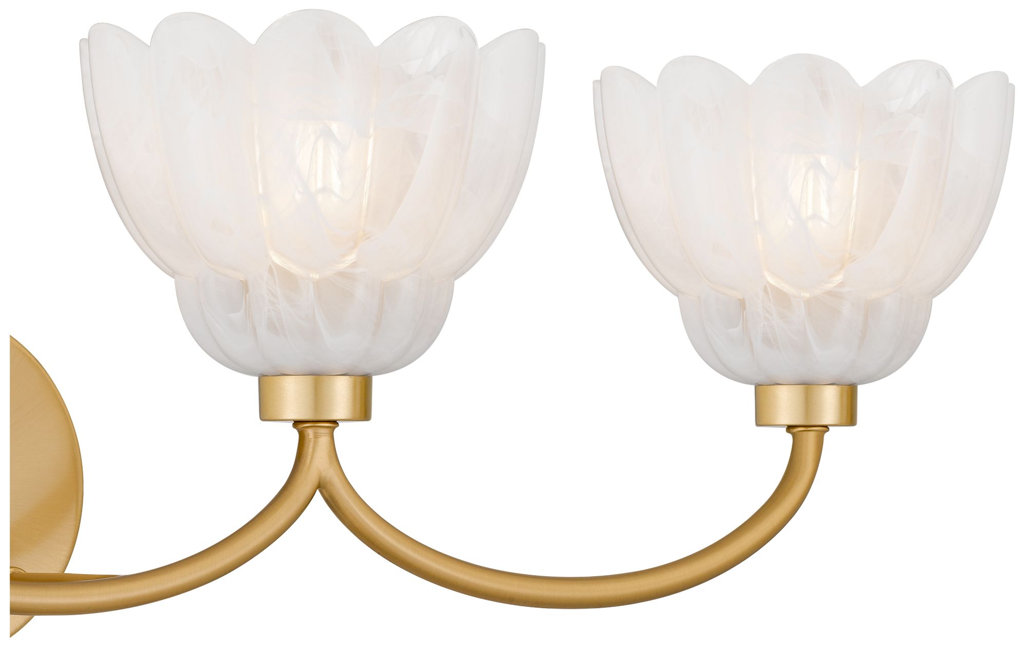 Whitecap 4-Light Brushed Gold Vanity Light