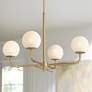 1_Whitehall 30" Wide Legacy Brass 4-Light Chandelier