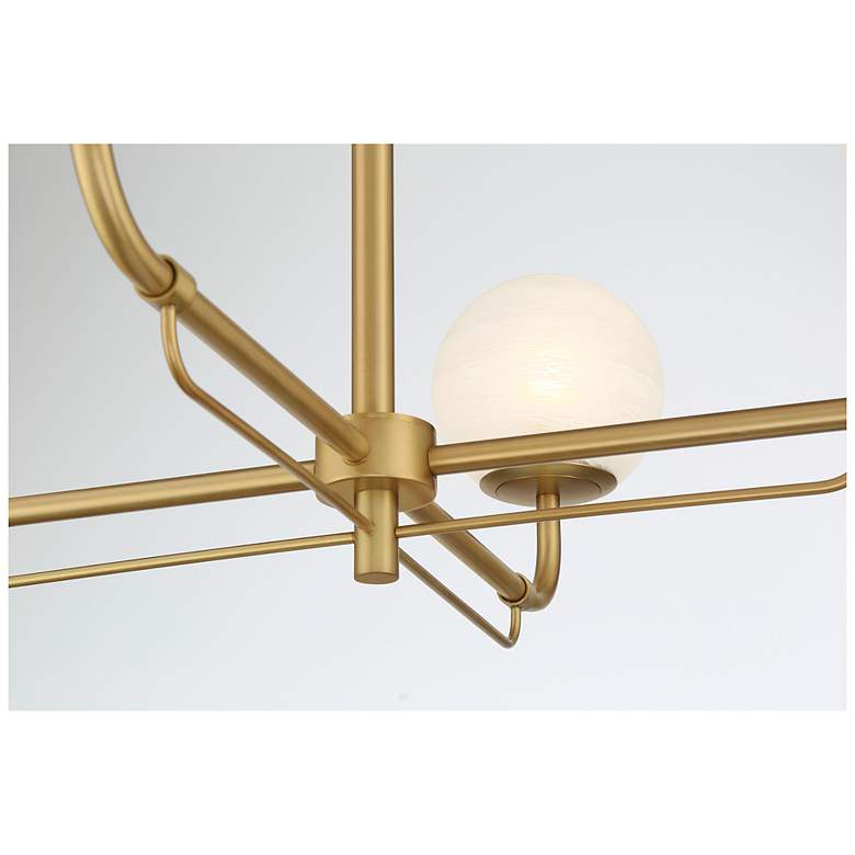Image 4 Whitehall 30" Wide Legacy Brass 4-Light Chandelier more views