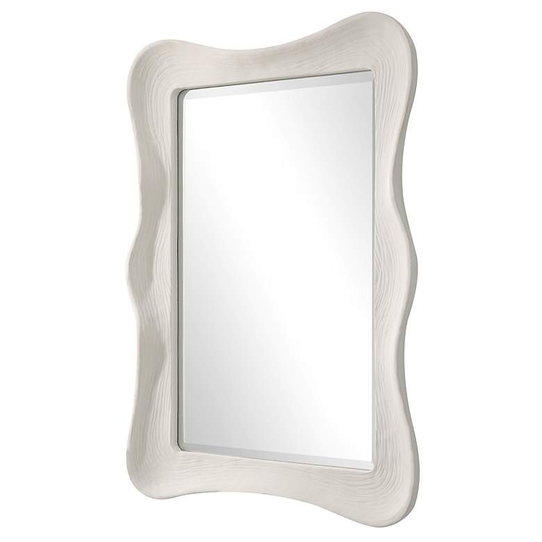 Image 5 Whitehaven White 25 1/2" x 35 3/4" Rectangular Wall Mirror more views