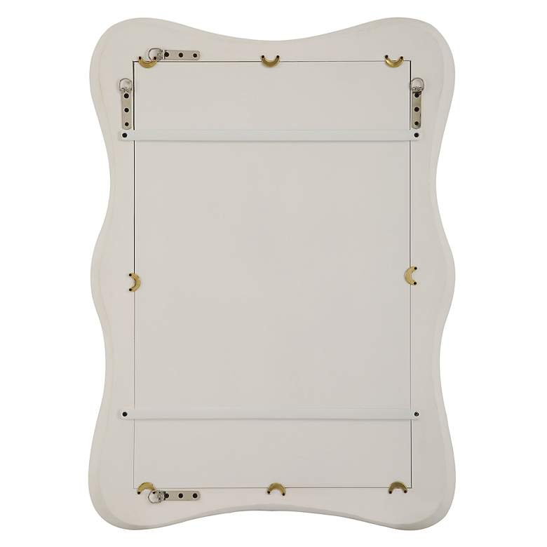 Image 7 Whitehaven White 25 1/2" x 35 3/4" Rectangular Wall Mirror more views