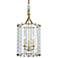 Whitestone 11" Wide Aged Brass 3-Light Mini Pendant