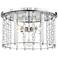 Whitestone 16 1/2"W Polished Nickel 4-Light Ceiling Light